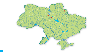 Карта поширення Строчок Слоневського в Україні